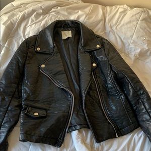 Silence + Noise Leather Jacket